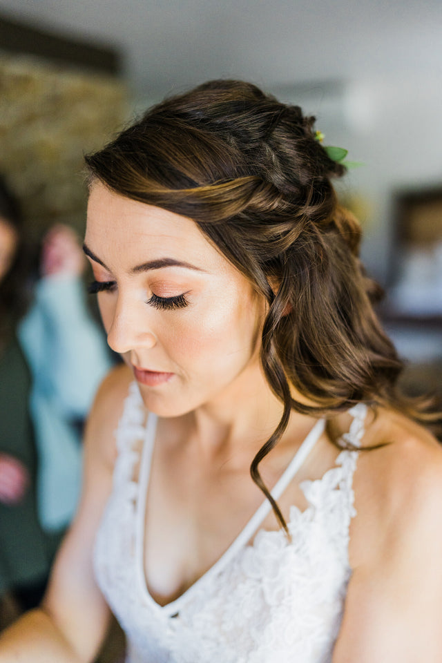 Bridal Hair and Makeup Photography by We the Light Photography Larissa